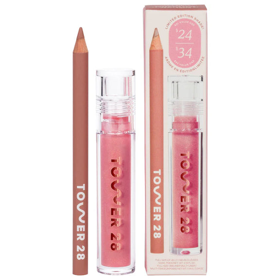 TOWER 28 LINE+ SHINE LINER AND LIP GLOSS SET