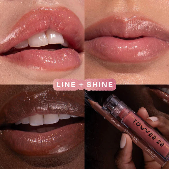 TOWER 28 LINE+ SHINE LINER AND LIP GLOSS SET