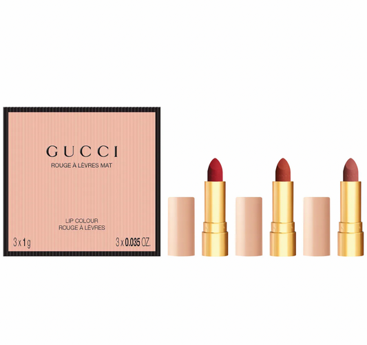 GUCCI MINI FESTIVE MATTE LIPSTICK GIFT KIT